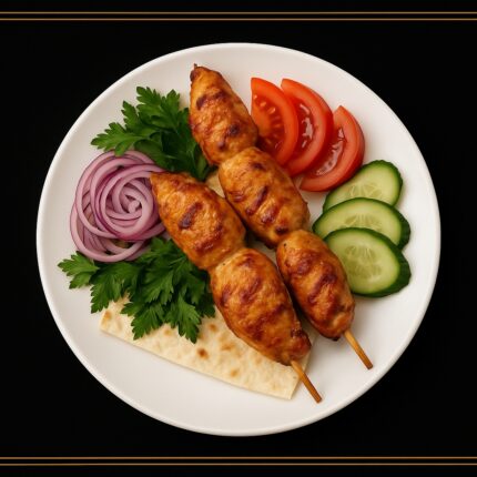 ШАШЛЫК ИЗ КУРИНОЙ ГРУДКИ